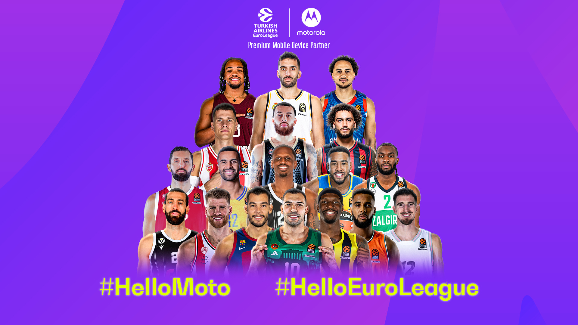 Basketbalová Euroliga a společnost Motorola oznamují významné prémiové sponzorství