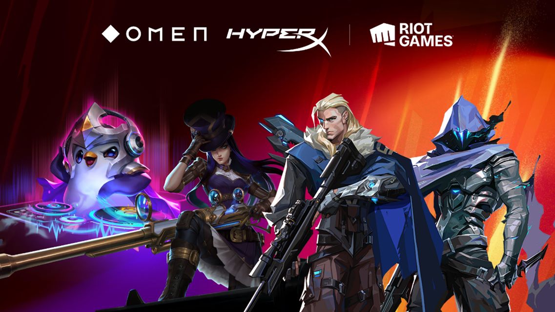 Riot Games uzavírá partnerství s herními značkami OMEN a HyperX