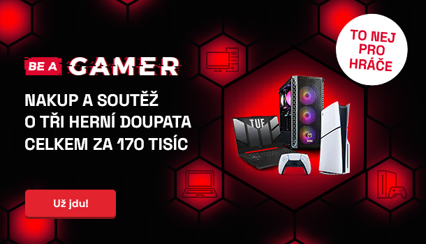 Be a Gamer: V únoru se na CZC soutěží o tři nabušená herní doupata v celkové hodnotě 170 tisíc