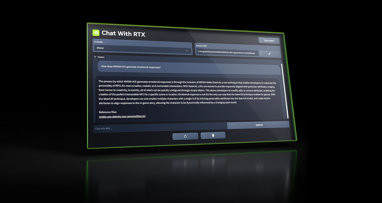 ChatRTX bude schopen rozpoznat mluvené slovo. Možnosti využití AI na RTX PC rostou