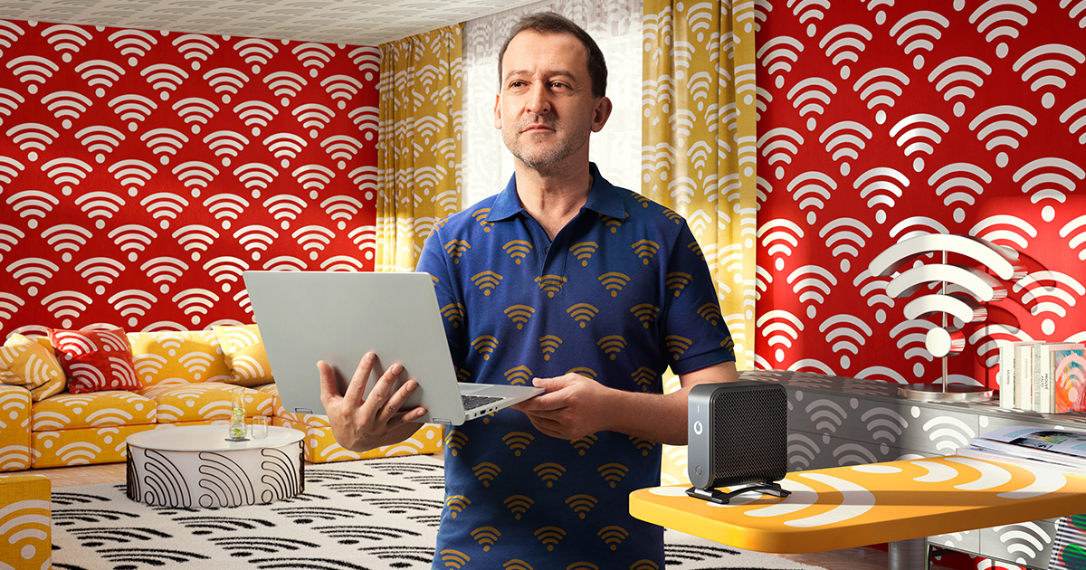 Měníme byty v úžasné světy. Vodafone sbírá ocenění a odstartoval novou kampaň k pevnému internetu