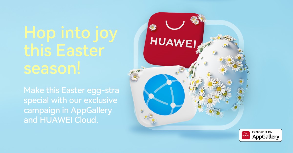 Nadílka přichází i na Velikonoce. Huawei svým uživatelům rozdává zajímavé dárky
