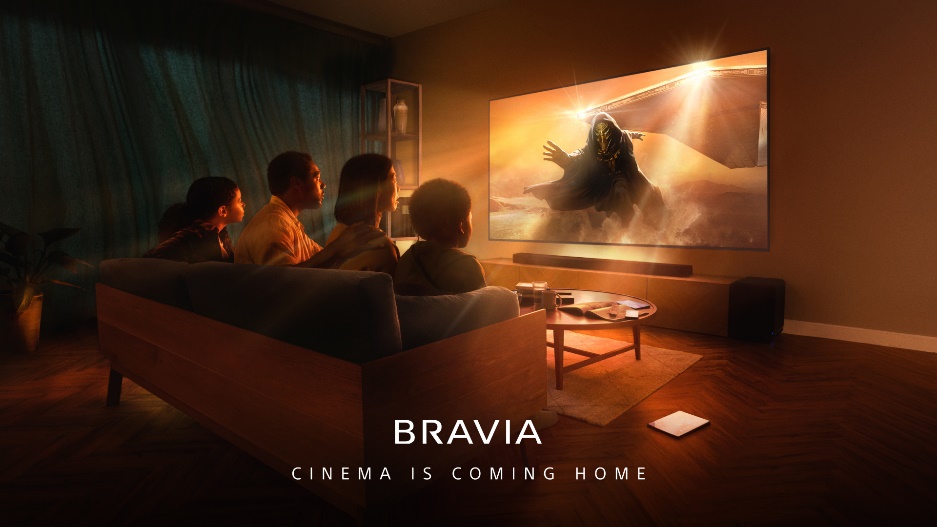Kino přichází domů: Sony představuje své nejjasnější televizory BRAVIATM s tím nejlepším zvukem, aby ještě více obohatily dokonalý zážitek z domácího kina