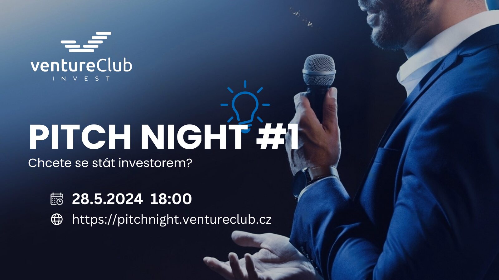 Venture Club pořádá Venture Club Pitch Night, unikátní událost pro investory a rostoucí firmy hledající podporu