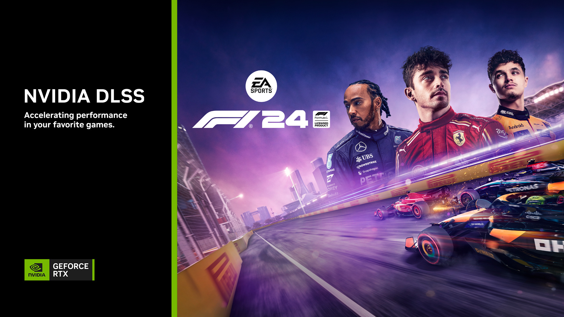 EA SPORTS™ F1® 24 a Capes vycházejí s podporou NVIDIA DLSS i dalších technologií