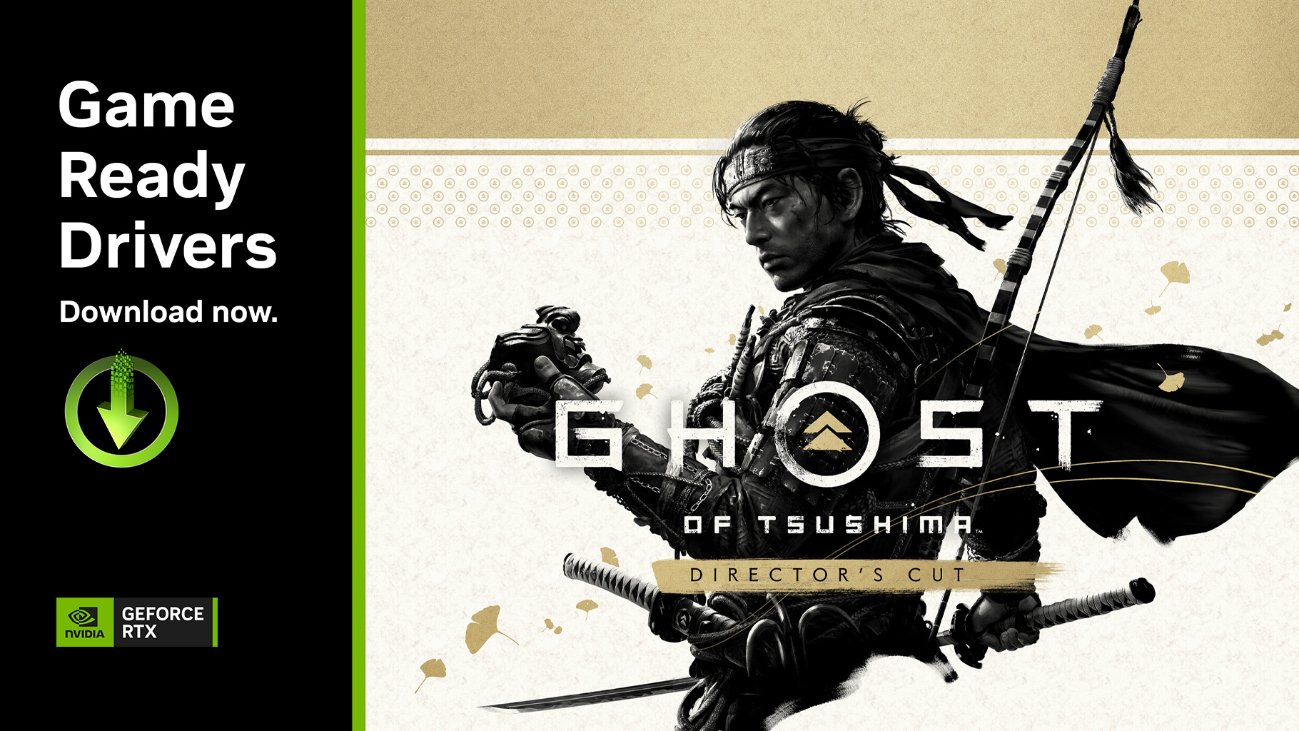 Nové Game Ready ovladače jsou optimalizovány pro Ghost of Tsushima: Director’s Cut
