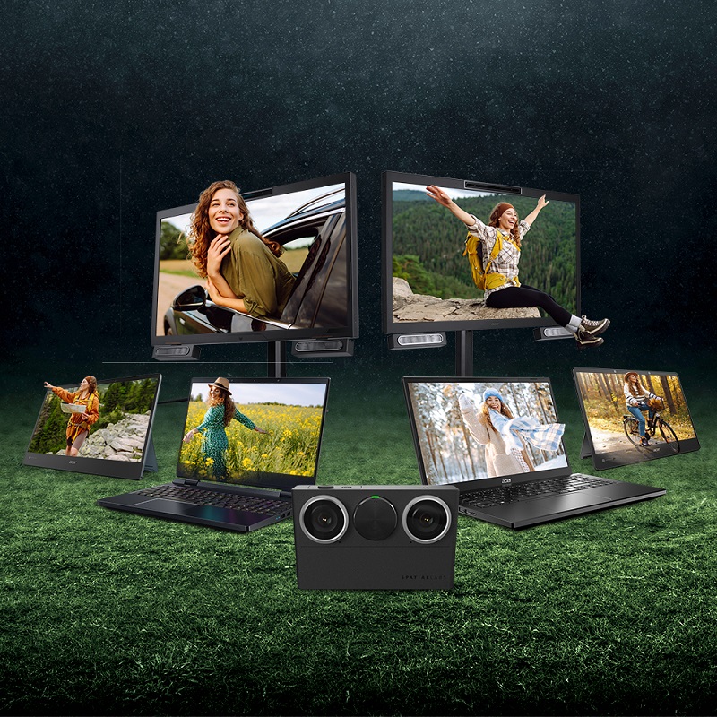 Stereokamera Acer SpatialLabs Eyes zachycuje okamžiky a zážitky ve stereoskopickém 3D
