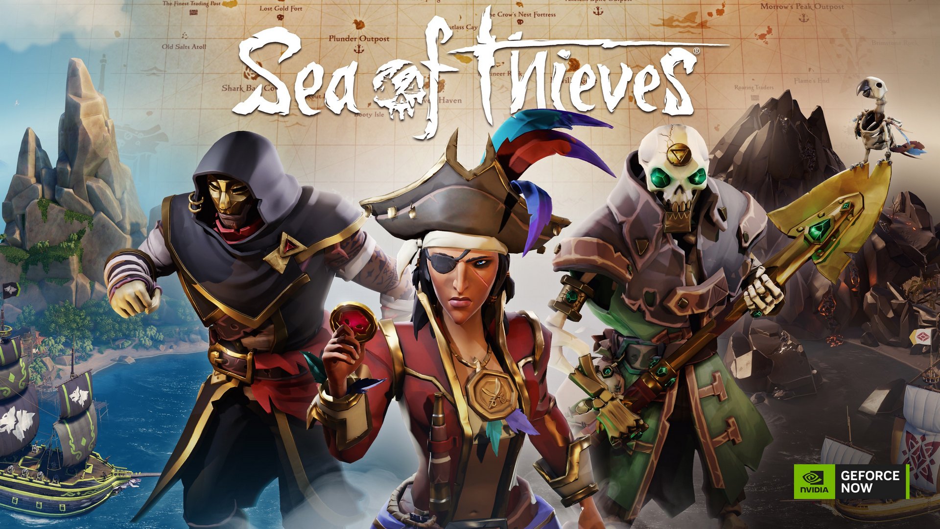Sea of Thieves nově v GeForce NOW