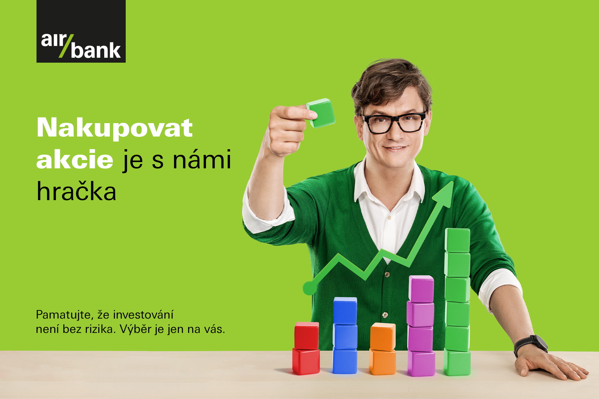 Air Bank spouští unikátní způsob investování, akcie amerických firem nabídne jednoduše v mobilu na pár kliknutí