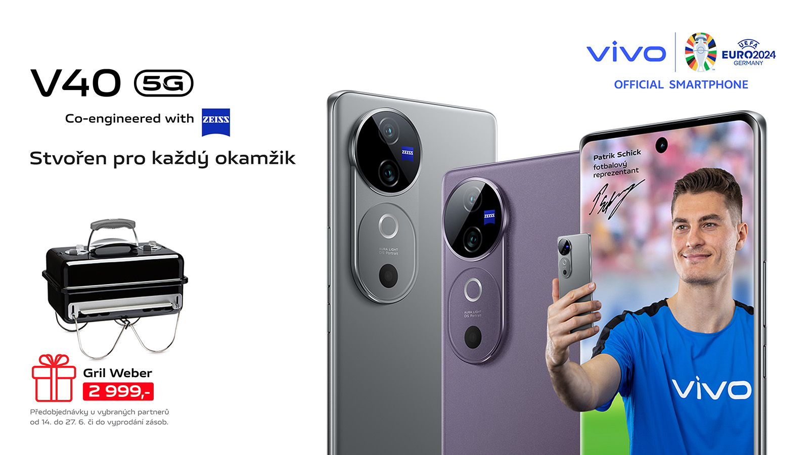 vivo představuje V40, první smartphone střední třídy vyvinutý ve spolupráci s ZEISS v Evropě
