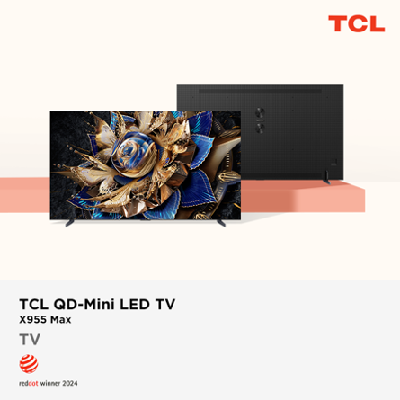 TCL posbírala hned čtyři designérská ocenění Red Dot pro rok 2024
