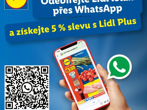LIDL ZAČNE POSÍLAT LETÁKY PŘES APLIKACI WHATSAPP