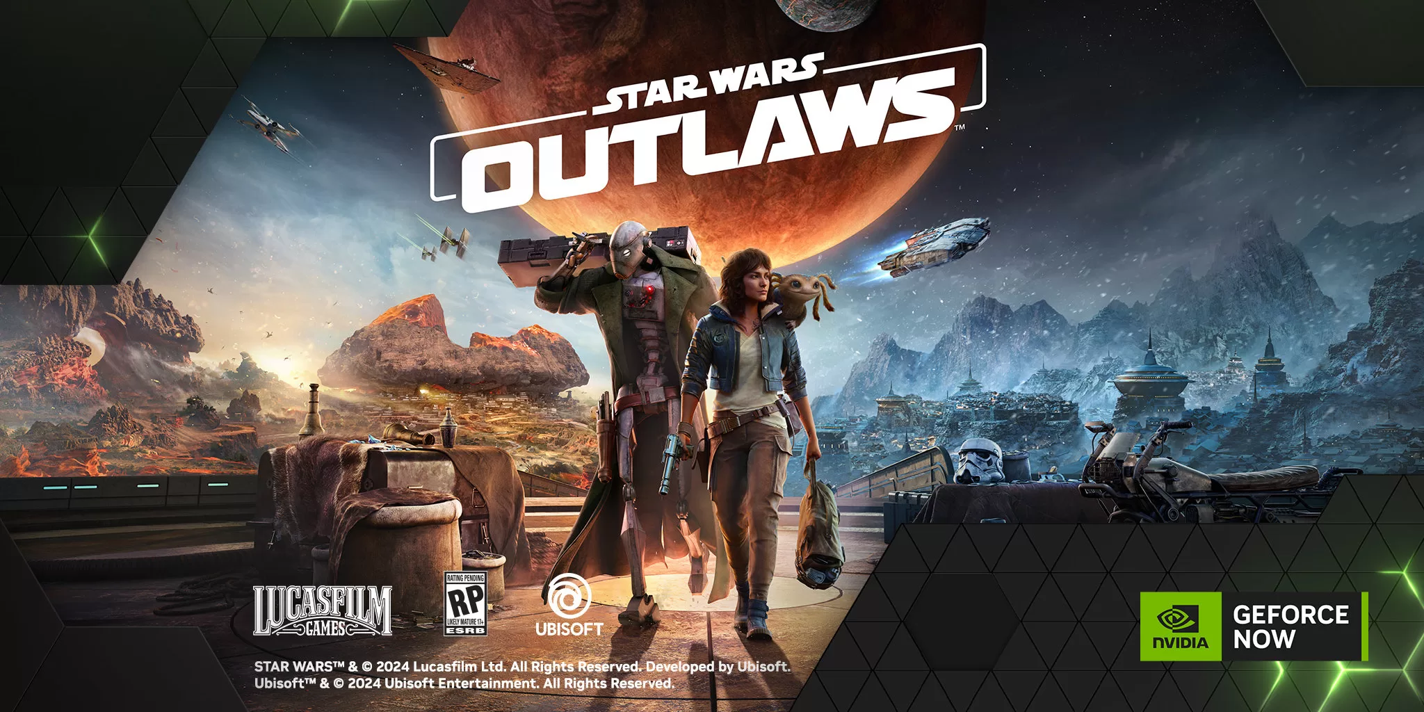 Star Wars Outlaws a více než dvě desítky dalších her nově v GeForce NOW