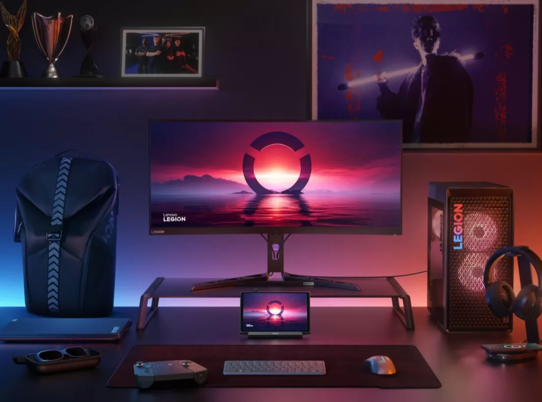 Ekosystém herních zařízení Legion se rozrůstá o nové monitory a řadu příslušenství Lenovo Legion Go