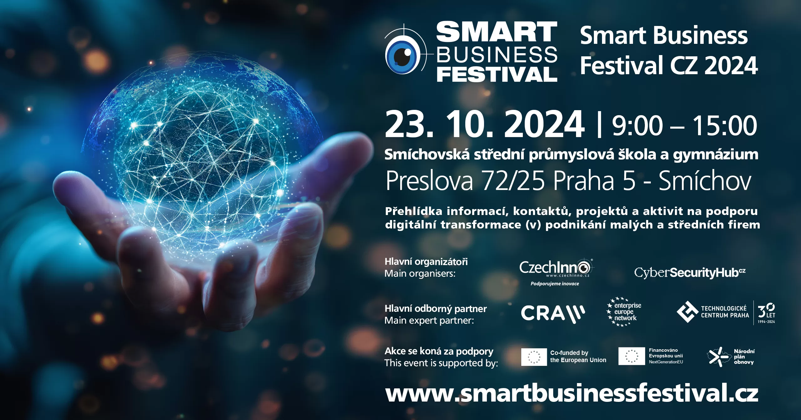 Jubilejní 10. ročník Smart Business Festival CZ 2024 přináší českým firmám nejnovější trendy v bezpečnosti, odolnosti a udržitelnosti