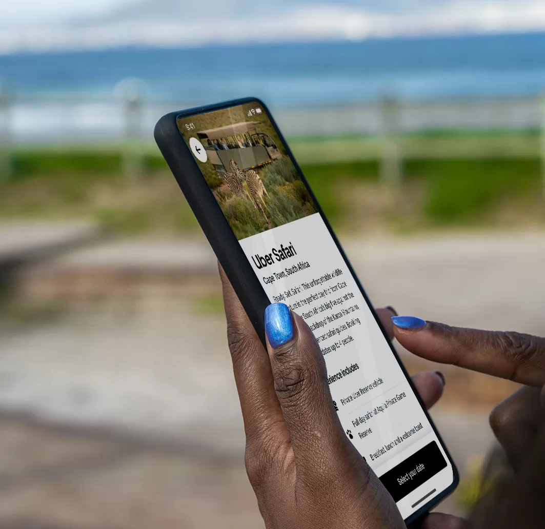 Uber Safari nabídne pravou africkou divočinu na dosah ruky