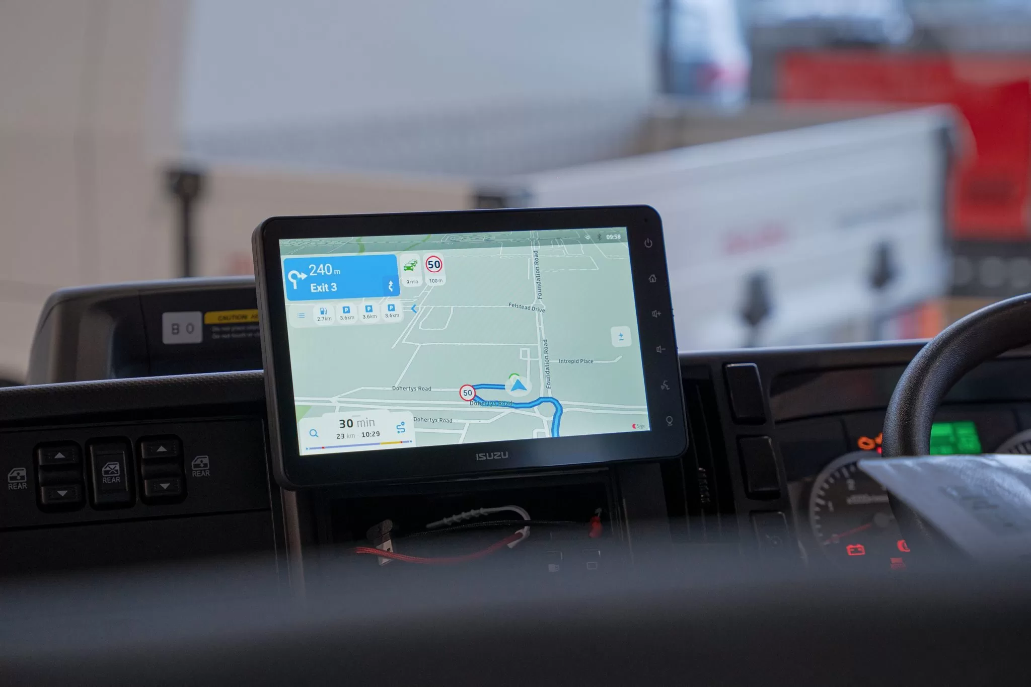 Nákladní vozidla Isuzu v Austrálii jezdí s integrovanou navigací Sygic