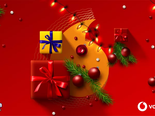 Vodafone přináší vánoční dárky u přeplacených karet: extra kredit a spoustu GB dat navíc