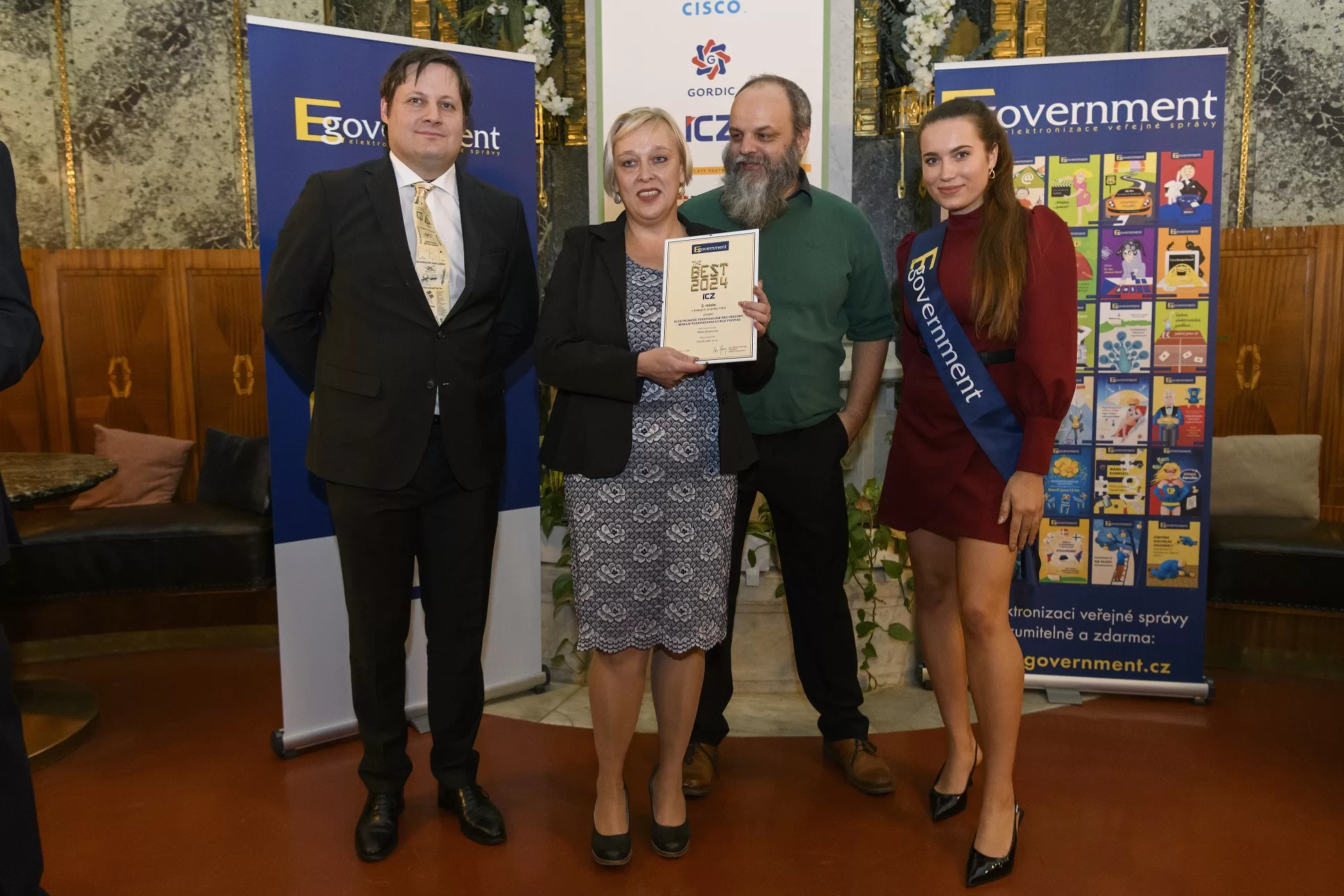 Projekty realizované společností Gordic získaly prestižní ocenění Egovernment The Best 2024
