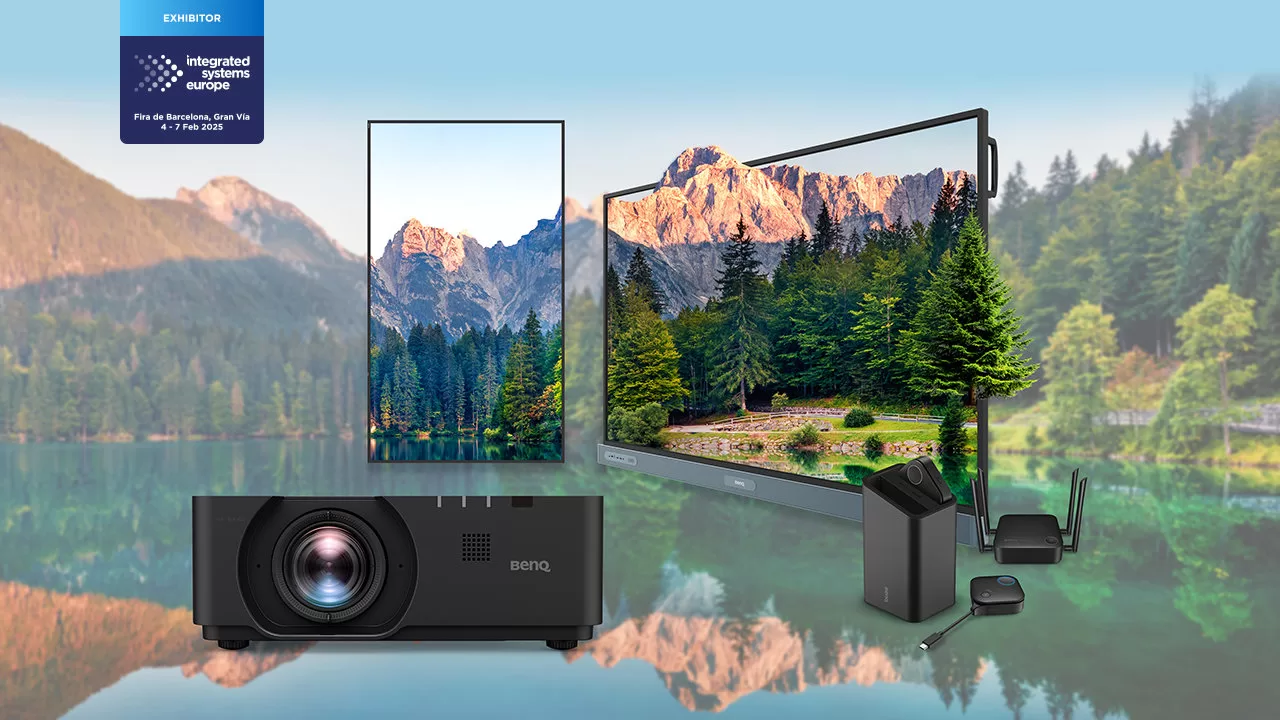 BenQ představí na veletrhu ISE 2025 inovace v oblasti projekce a komplexních řešení pro firmy a vzdělávací segment