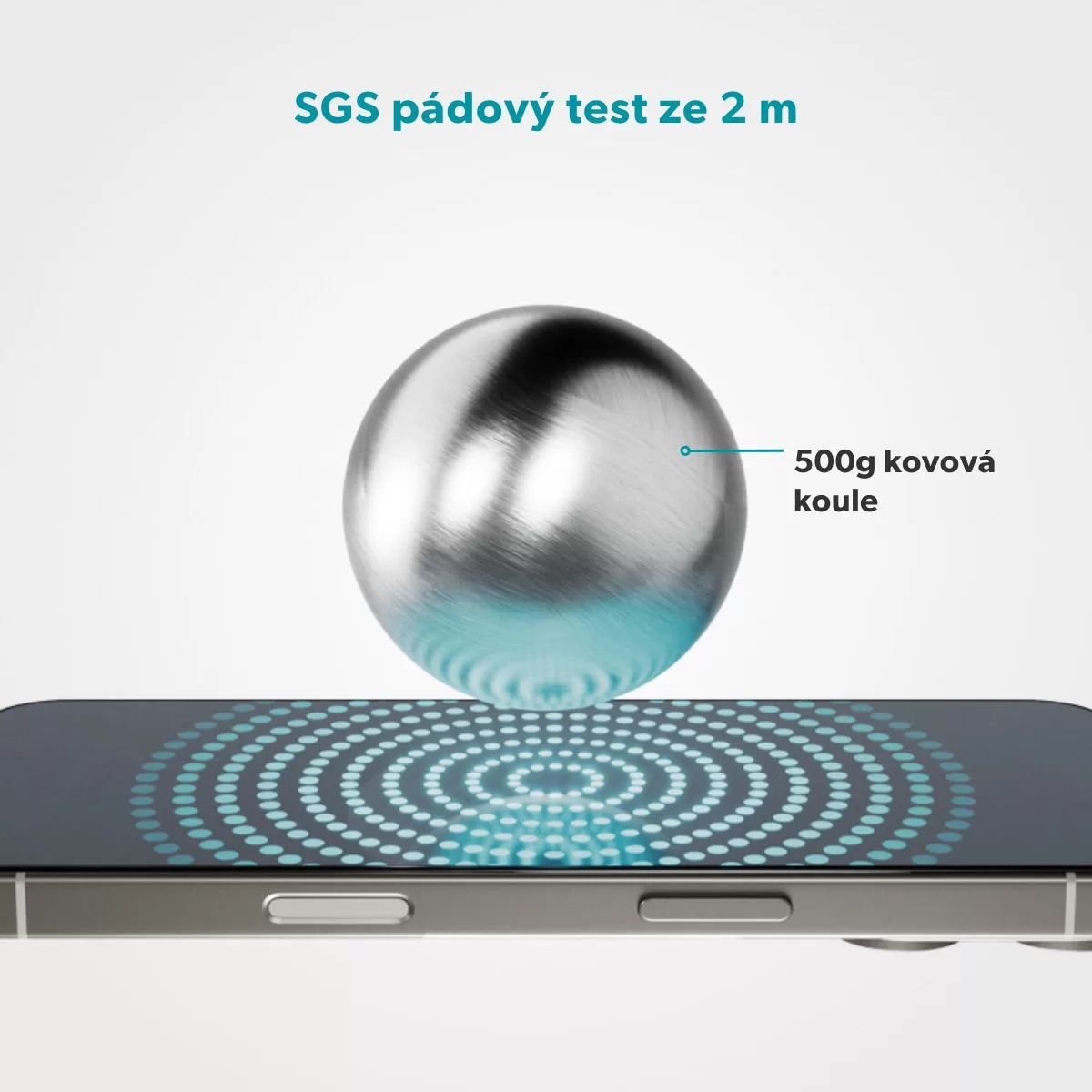 Nové ochranné sklo Epico vydrží pád 500g ocelové koule z výšky dvou metrů, jeho nasazení ulehčí nový aplikátor