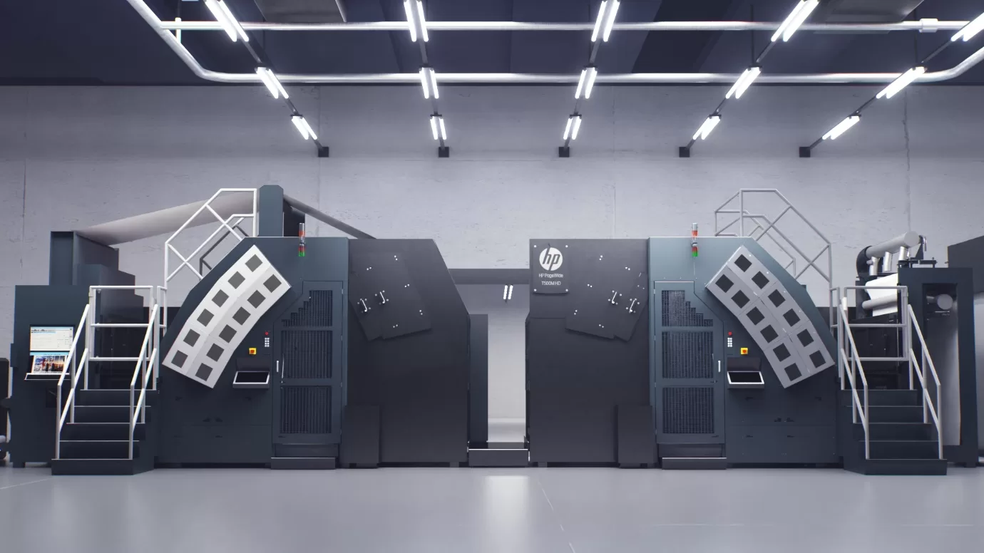 A large machine in a factory

Description automatically generated