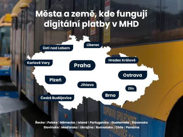 Rychlé digitální platby v MHD dobývají z Česka další země a hlásí 400 milionů jízd ročně