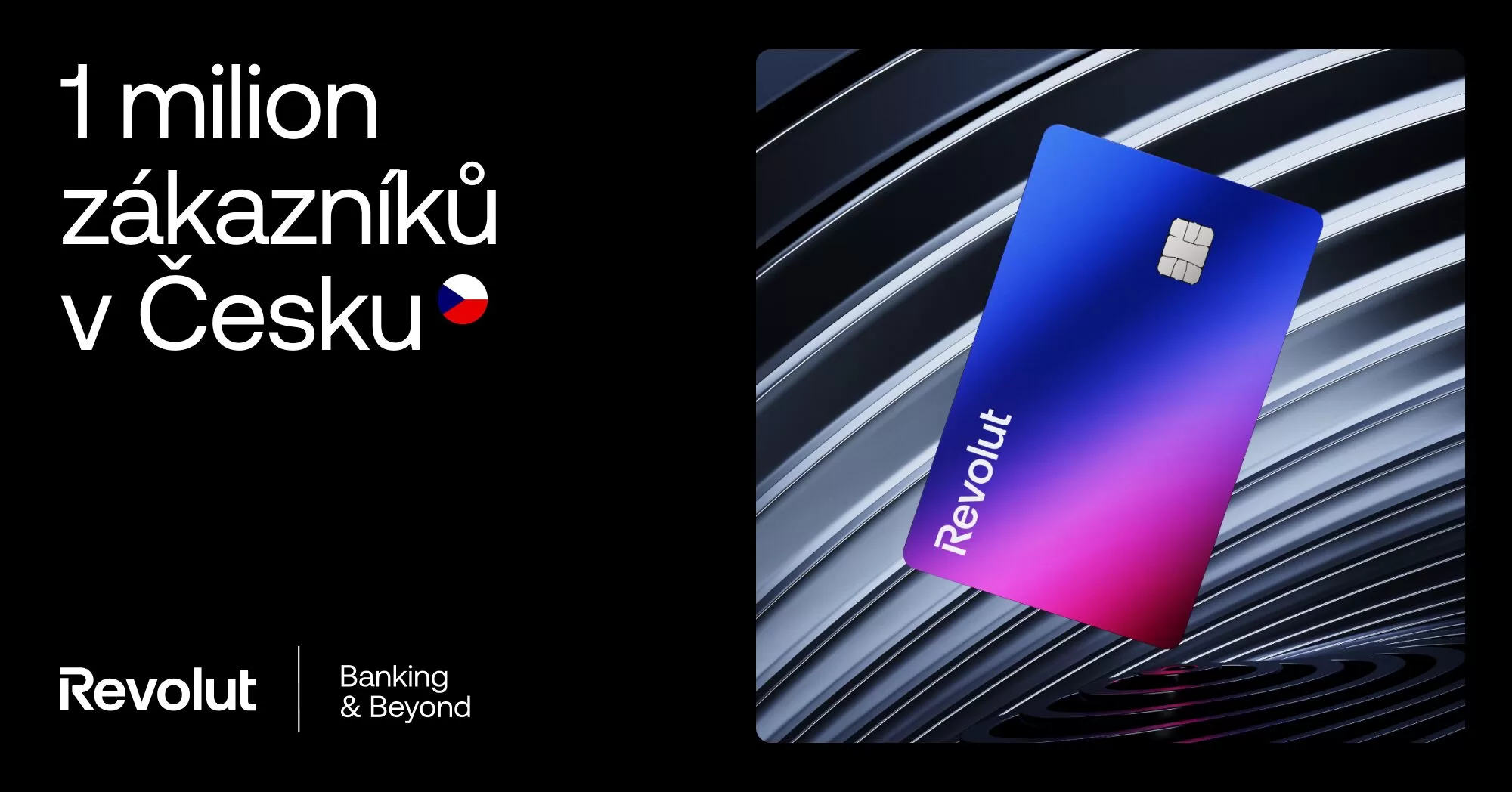 Revolut v Česku překročil hranici 1 milionu zákazníků