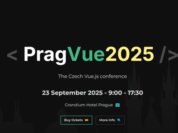 Atos a Eviden zvou na druhý ročník konference PragVue, největší akci ve střední Evropě věnovanou Vue.js
