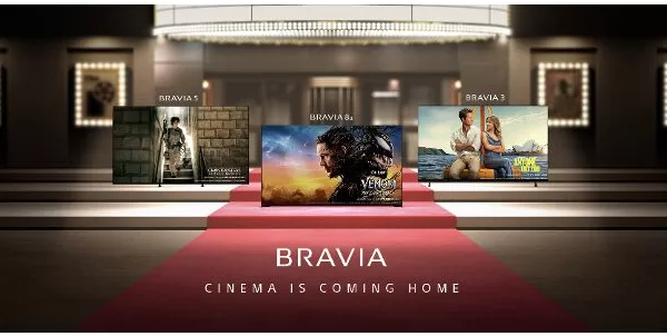 Kino přichází domů: Společnost Sony rozšiřuje nabídku televizorů BRAVIA, abyste si doma mohli vychutnat ten nejautentičtější filmový zážitek