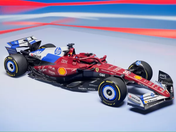Speciální polep Ferrari pro Miami: technologie a design v podání HP