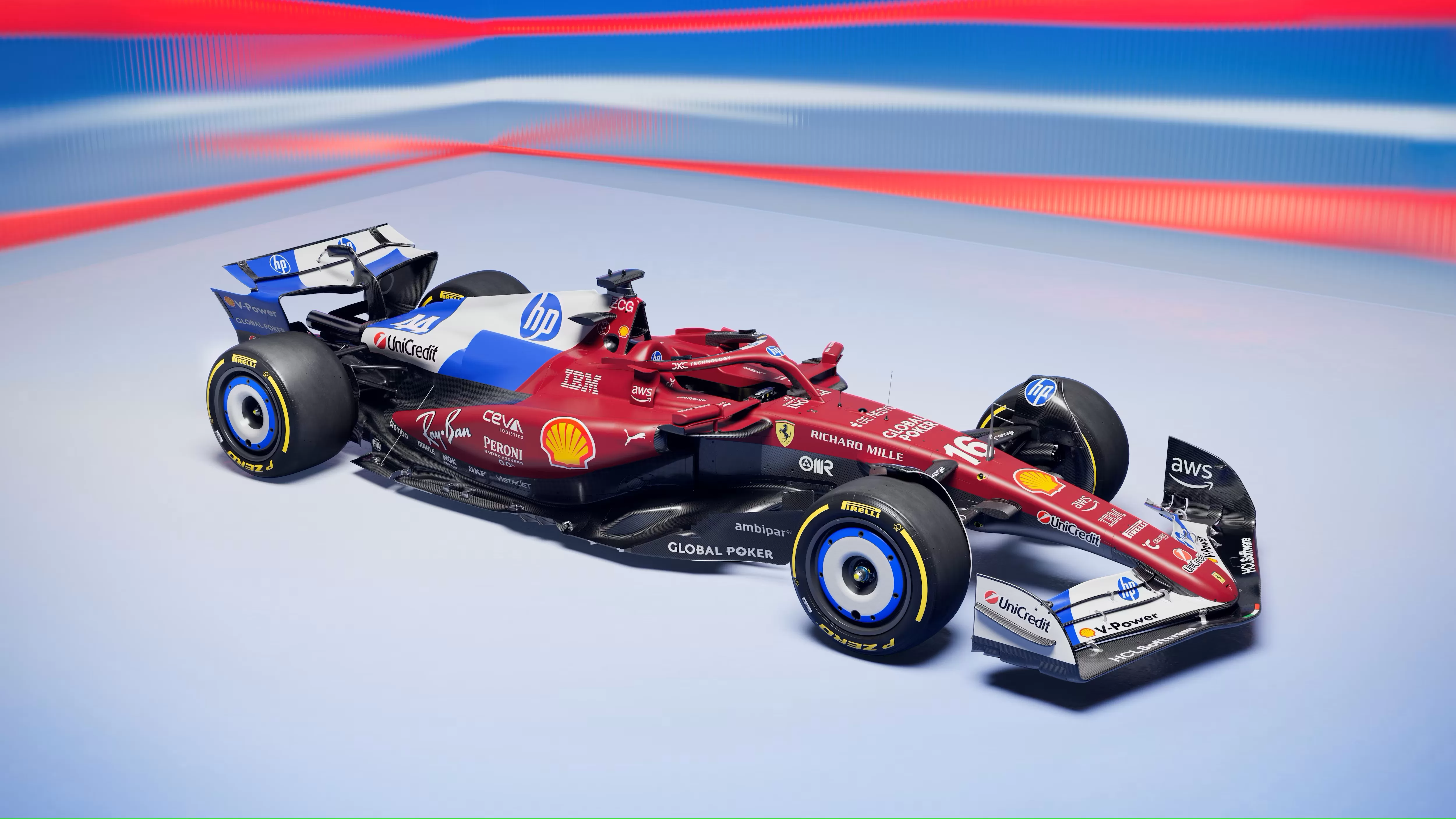 Speciální polep Ferrari pro Miami: technologie a design v podání HP