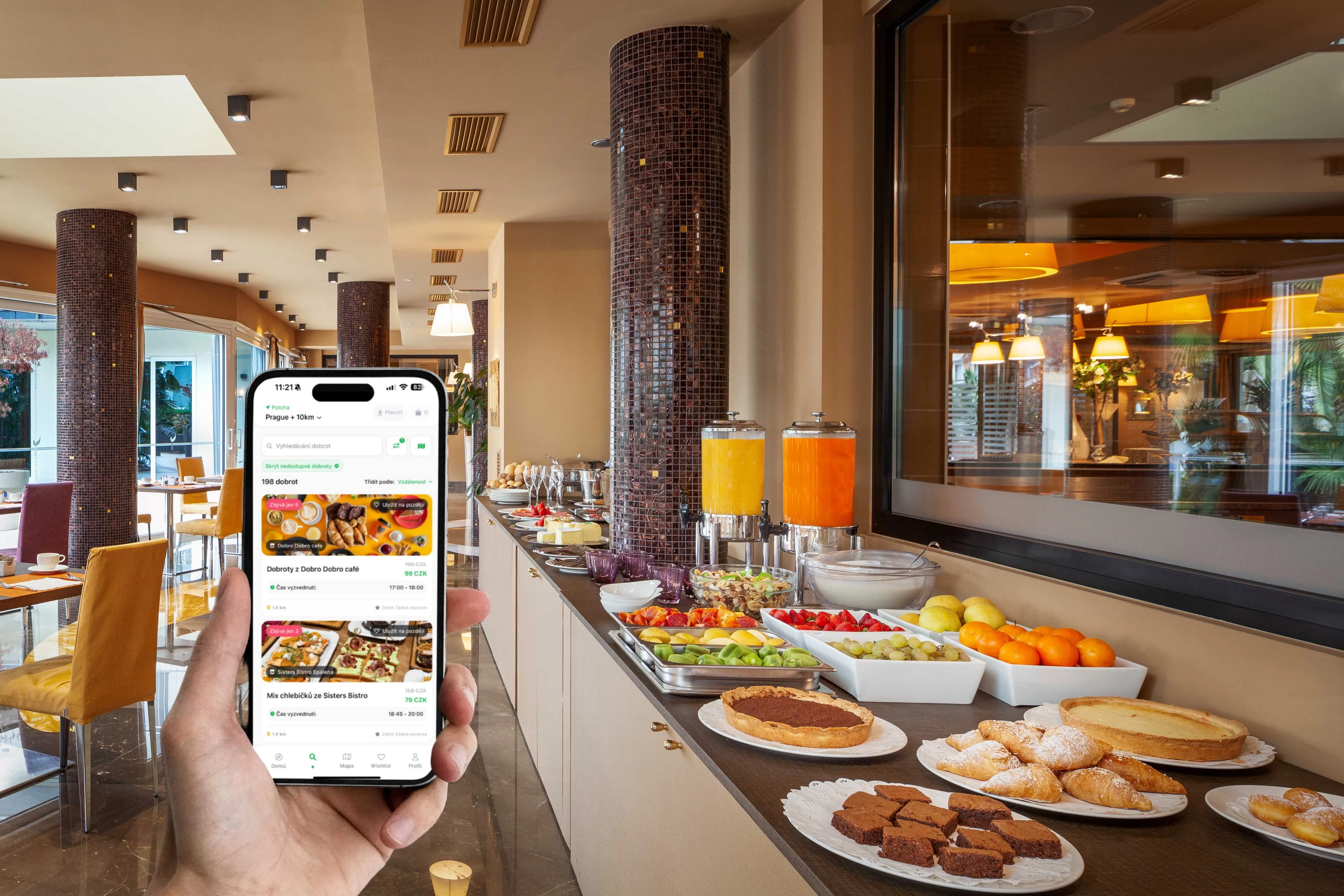 Káva, kytice nebo brunch za polovinu: Podívejte se na nejlepší úlovky z Nesnězeno