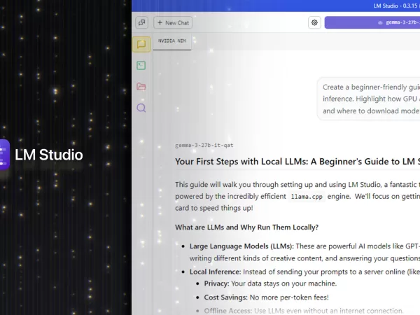 LM Studio akceleruje práci s LLM díky NVIDIA GeForce RTX a CUDA 12.8