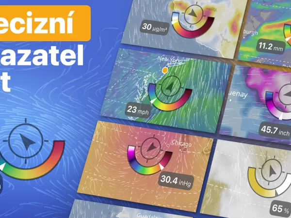 Ventusky nově přináší turistické i silniční mapy. Unikátní Meteo-Tachometr mění plánování výletů podle počasí