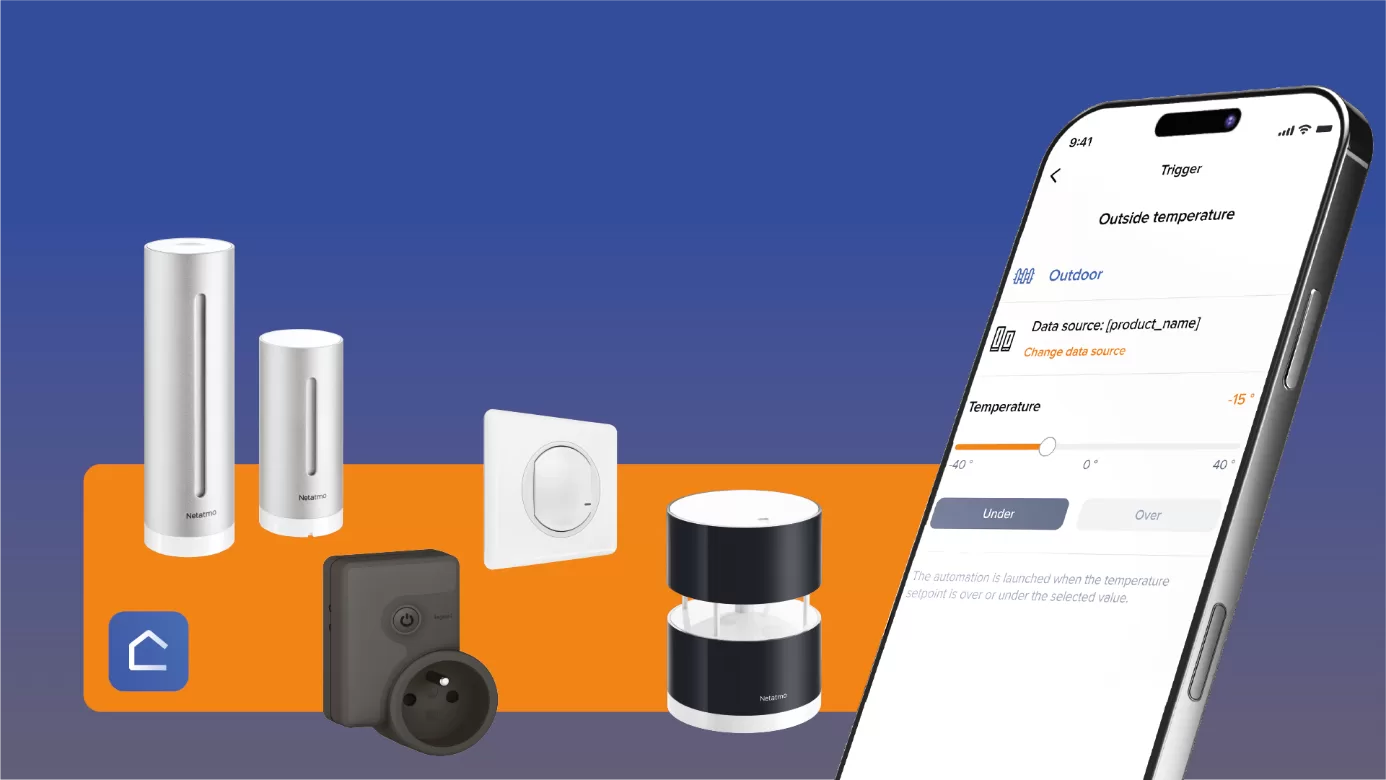 Netatmo a Legrand: Více pohodlí a úspor s aplikací Home + Control