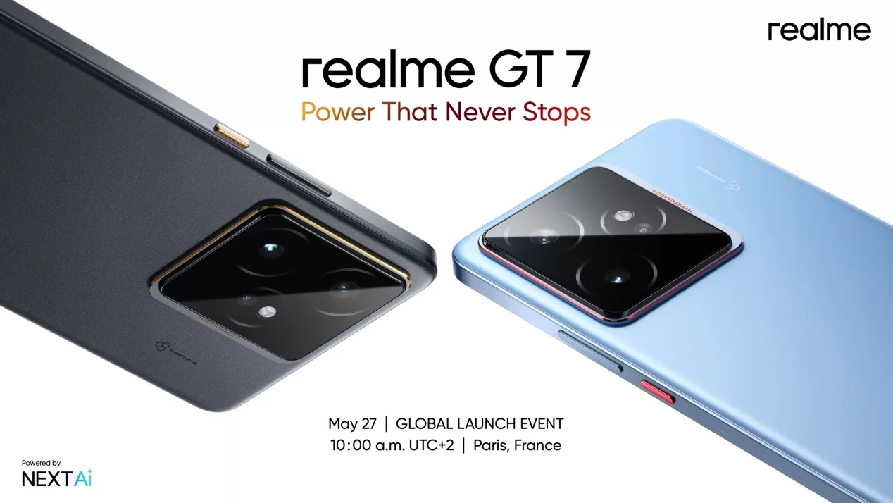 Síla, kterou nelze zastavit! Světová premiéra řady realme GT 7 proběhne 27. května