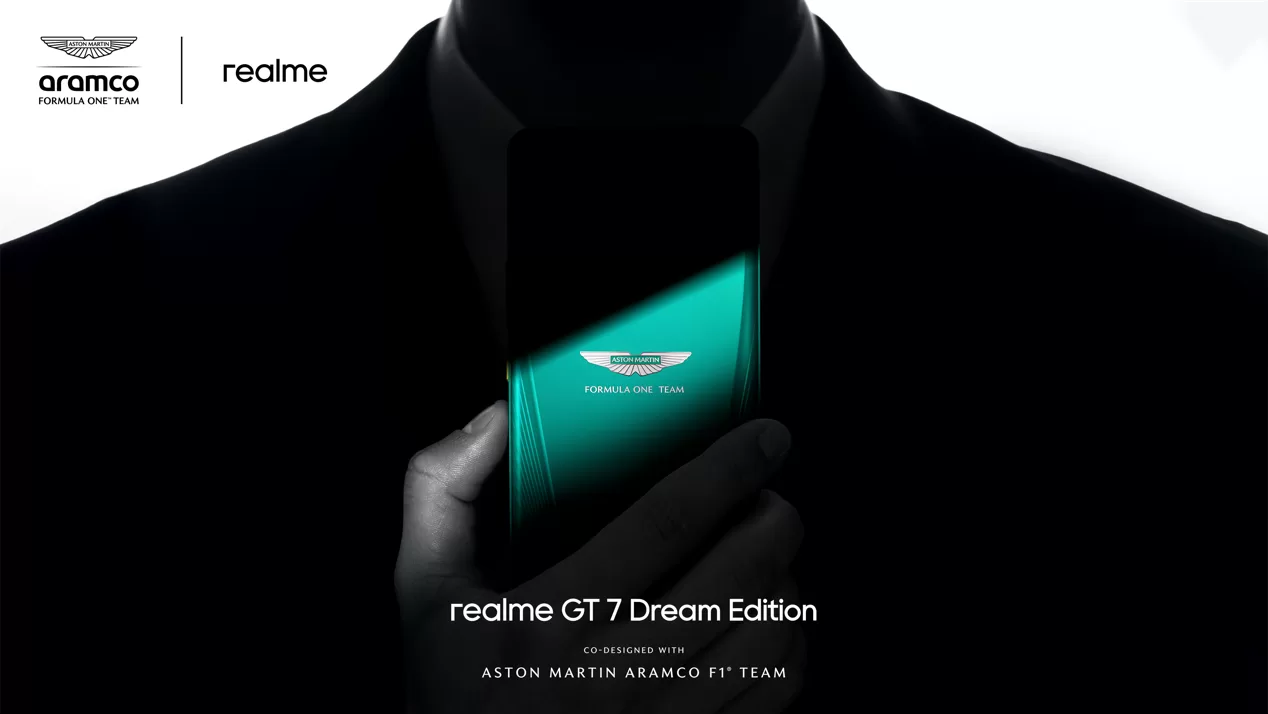 realme oznamuje strategické partnerství s týmem Aston Martin Formula One® a představuje speciální edici realme GT 7 Dream Edition