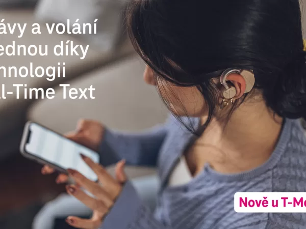 T-Mobile zpřístupňuje technologii RTT – textovou komunikaci v reálném čase během hovorů