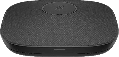 A black rectangular object with a round lid  AI-generated content may be incorrect.