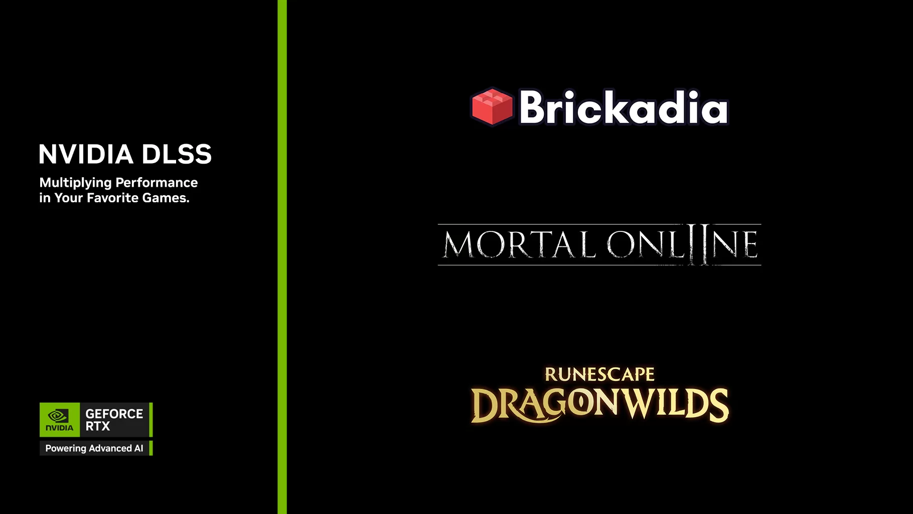 DLSS 4 v Mortal Online 2, Brickadia a RuneScape: Dragonwilds