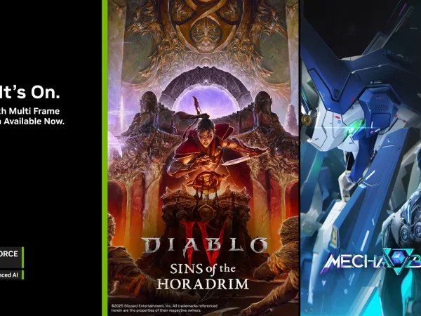 DLSS 4 s Multi Frame Generation v Mecha BREAK a Diablo IV. Vyšly GeForce Game Ready ovladače pro GeForce RTX 5050
