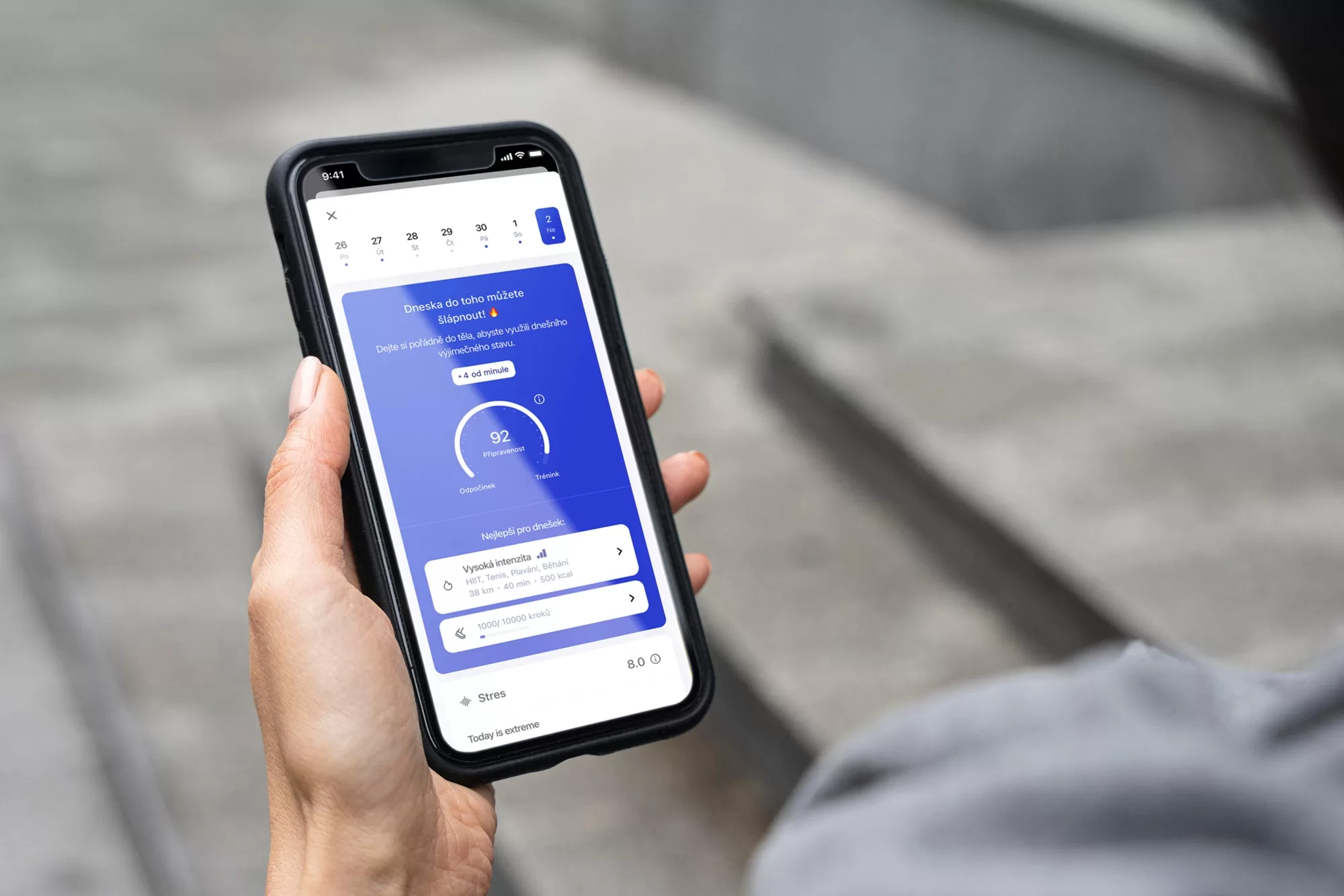 Málo spánku nebo příliš alkoholu? Český start-up Elonga uživatelům ukáže, jak se návyky podepisují na jejich stresu a regeneraci