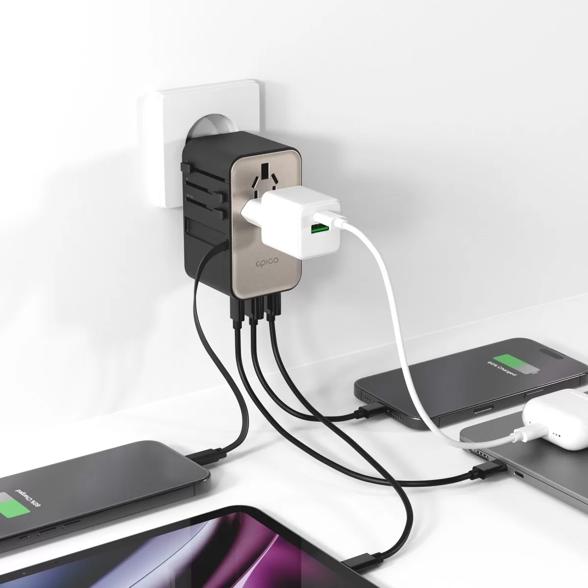 Nové přírůstky do rodiny chytrého nabíjení od Epico. GaN technologie zajišťuje výkon, styl i kompaktní rozměry