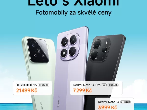 Zažijte Léto s Xiaomi: oblíbené telefony a chytrá zařízení za výhodnější ceny