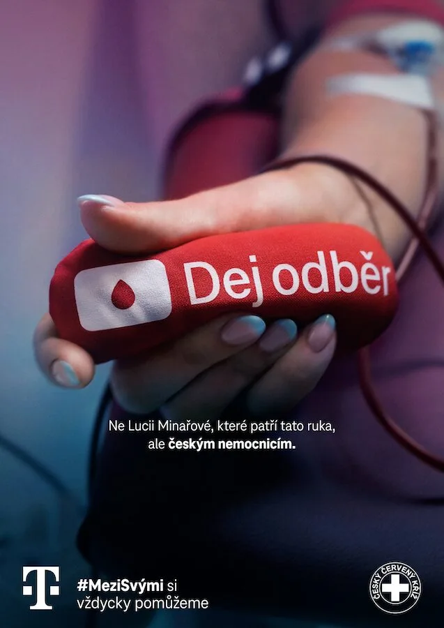 Dej odběr. T-Mobile spolu s influencery a Českým červeným křížem motivuje k darování krve