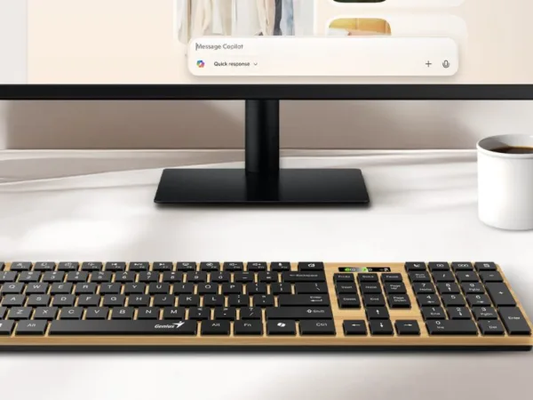 Genius představil klávesnici SlimStar 7250BT a myš Ergo 9000S Pro ve stylu severského borového dřeva