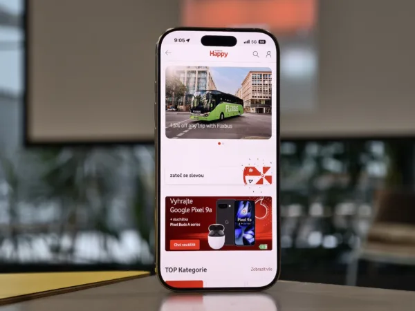 Nechte se hýčkat novou úrovní komfortu a zabezpečení s aplikací Můj Vodafone+ a věrnostním programem Vodafone Happy 