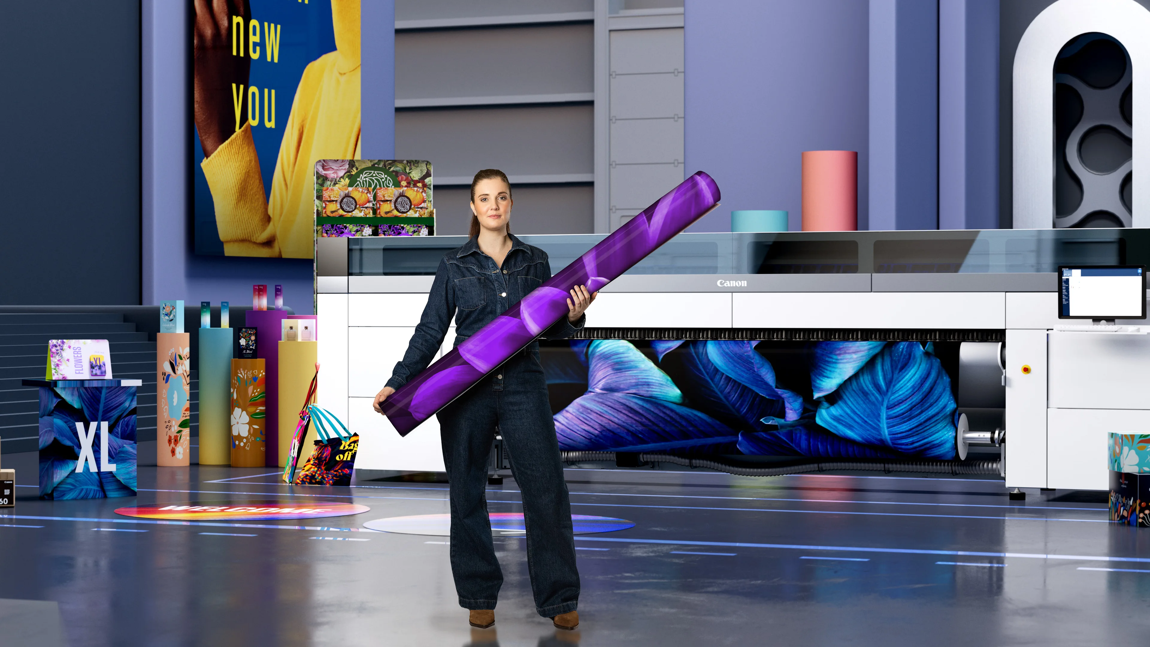 Canon rozšiřuje portfolio velkoformátových tiskových řešení o nový 3,4m tiskový stroj Colorado XL-series v provedení roll-to-roll a hybrid – využívající jedinečnou technologii UVgel.