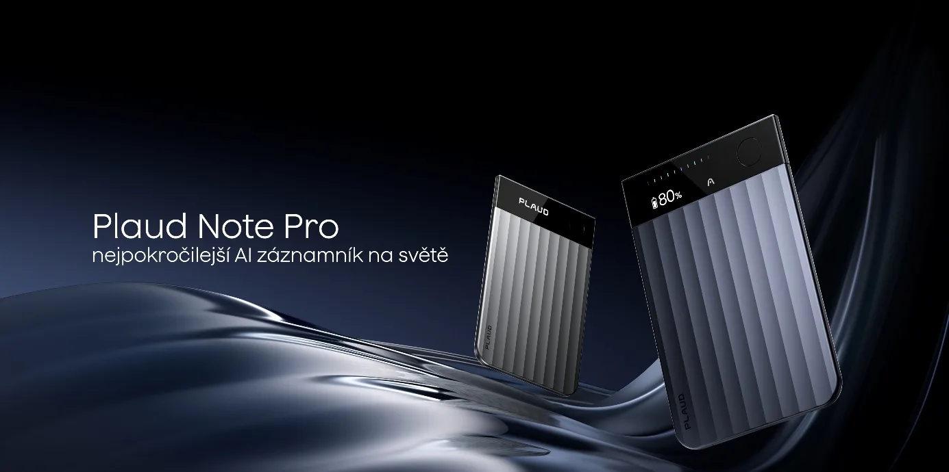 PLAUD uvádí PLAUD Note Pro: nejpokročilejší AI záznamník a novou aplikaci PLAUD 3.0 pro produktivitu bez kompromisů